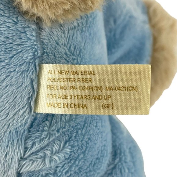 Inter-American Products Teddy Bear 12" Plush Blue Snowflake Face Mask 2020 - Picture 6 of 7